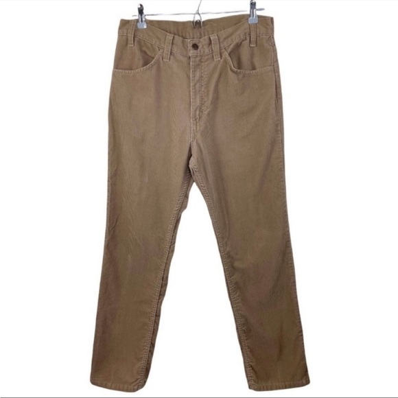 LEVI’S 519 Vintage High Rise Tan Corduroy Pants 34x31 - Picture 9 of 9